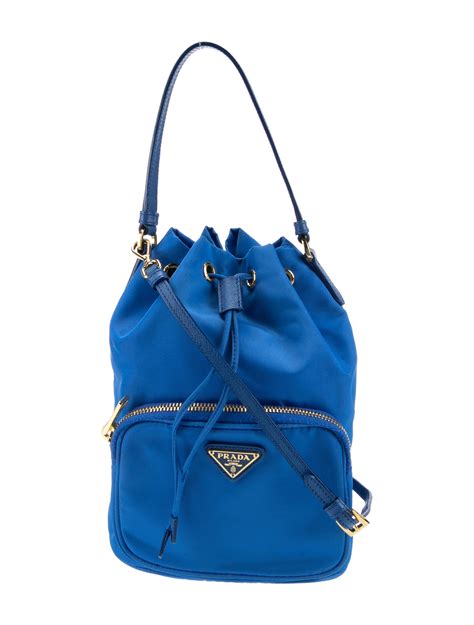 prada blue bucket bag|Prada bucket bag review.